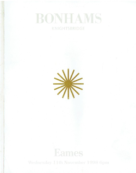 Bonhams November 1998 Futures : Design Eames (Digital only)