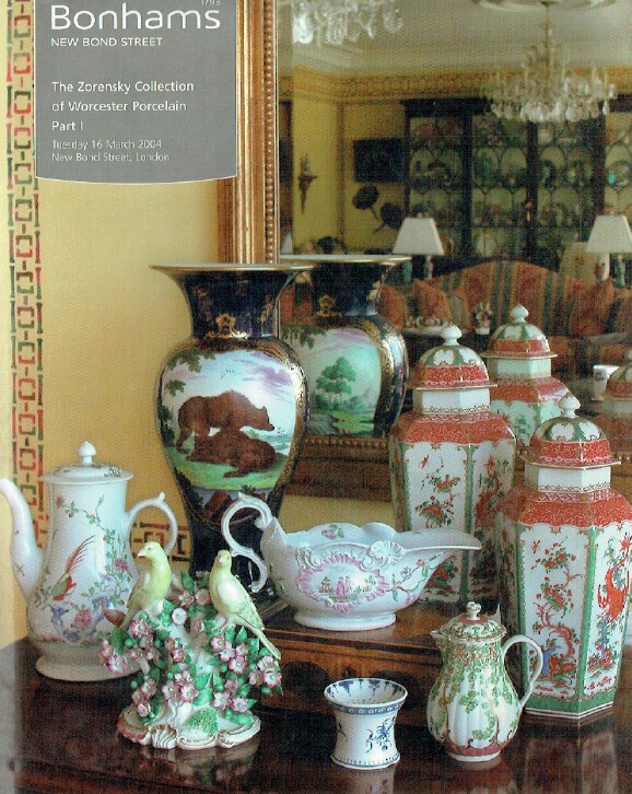 Bonhams March 2004 The Zorensky Collection of Worcester Porcelain Part I