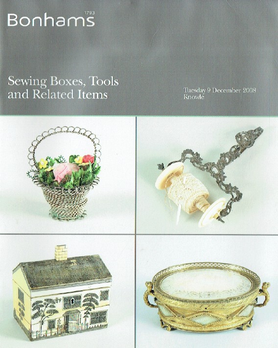 Bonhams December 2008 Sewing Boxes, Tools & Related Items - Click Image to Close