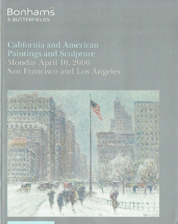 Bonhams & Butterfields April 2006 California & American Paintings & Sculpture