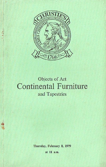 Christies February 1979 Continental Furniture & Tapestries