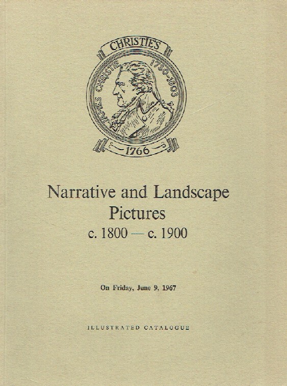 Christies June 1967 Narrative and Landscape Pictures c. 1800- c.1900