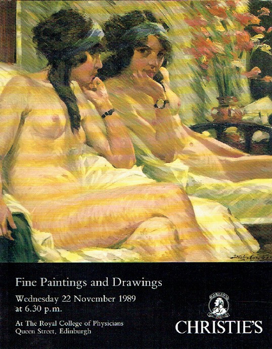 Christies November 1989 Fine Paintings and Drawings
