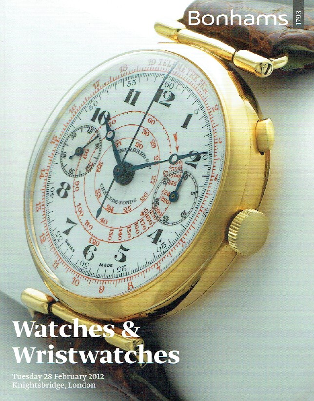 Bonhams February 2012 Watches & Wristwatches