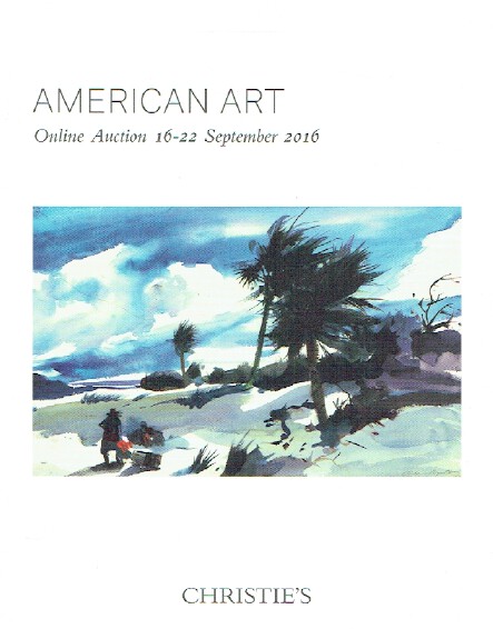 Christies September 2016 American Art