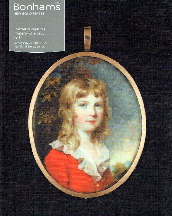 Bonhams April 2005 Portrait Miniatures The Property of a Lady Part II - Click Image to Close