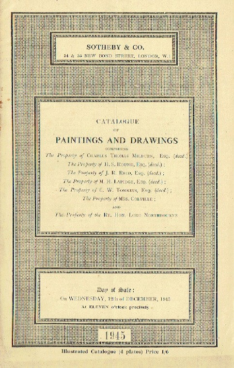 Sothebys December 1945 Paintings & Drawings (Digital only)