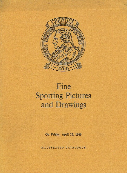 Christies April 1969 Fine Sporting Pictures & Drawings