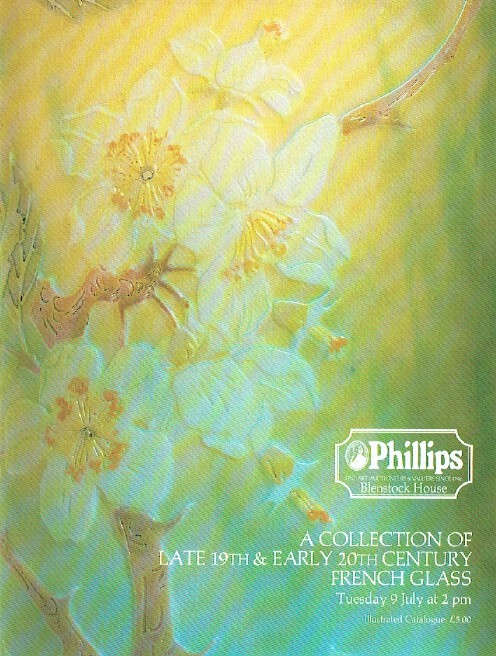 Phillips July 1985 A Collection of Late 19th & Early 20th Century French Glass