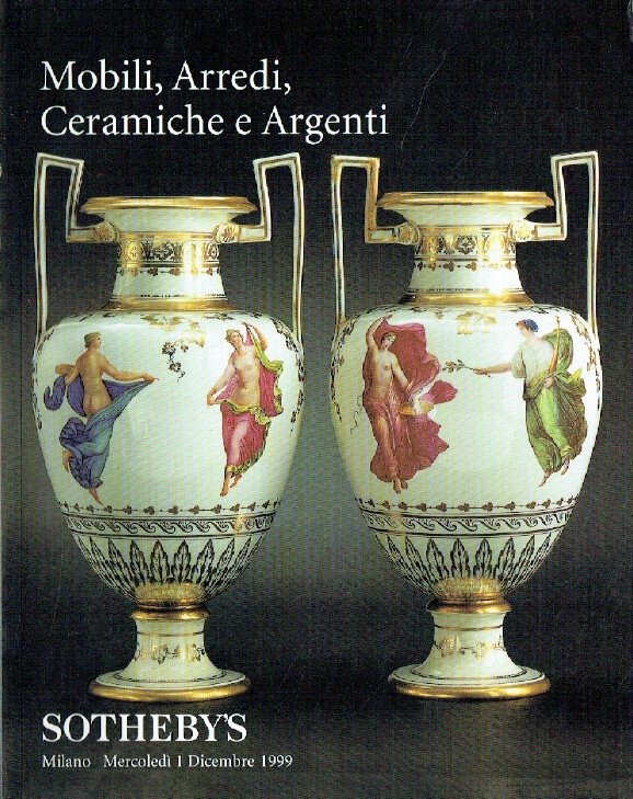 Sothebys December 1999 Furniture, Ceramics & Silver