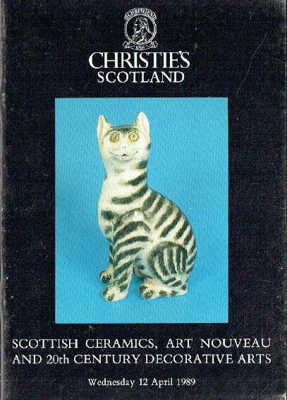 Christies April 1989 Scottish Ceramics, Art Nouveau and 20th C Decorative Arts