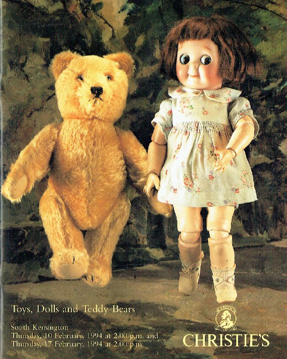 Christies February 1994 Toys, Dolls & Teddy Bears