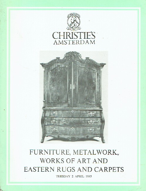 Christies April 1985 Furniture, Metalwork, Works of Art & Carpets