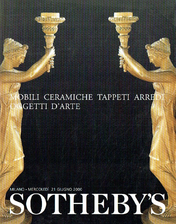 Sothebys June 2000 Ceramics, Furniture and Works of Art