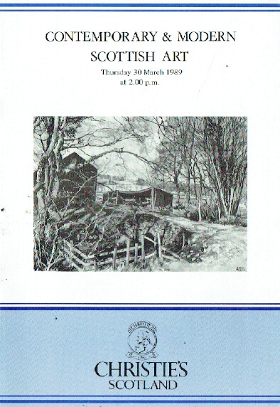 Christies March 1989 Contemporary & Modern Scottish Art