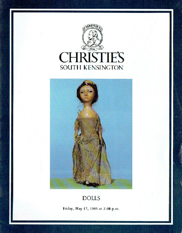 Christies May 1985 Dolls