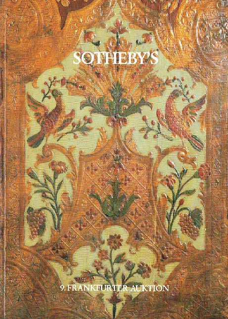 Sothebys April 1984 Porcelain, Silver, Varia, Paintings & Furniture