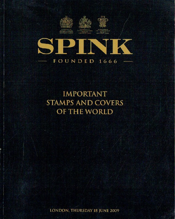 Spink June 2009 Important Stamps & Covers of the World