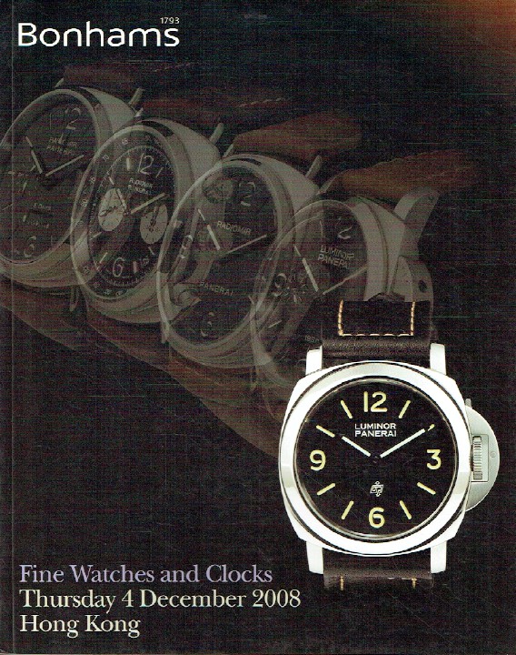 Bonhams December 2008 Fine Watches and Clocks