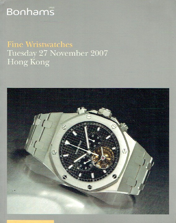 Bonhams November 2007 Fine Wristwatches