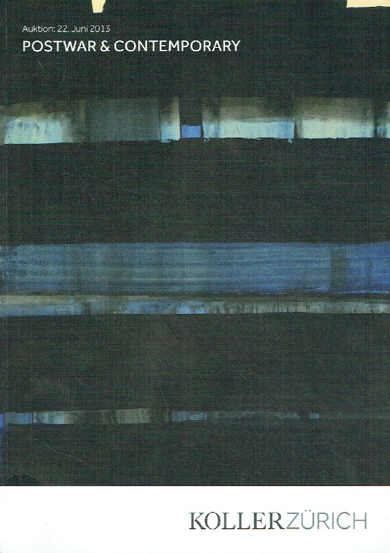 Koller June 2013 Post-War & Contemporary Art (Digital only)