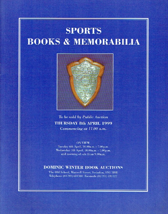 Dominic Winter April 1999 Sports Books & Memorabilia