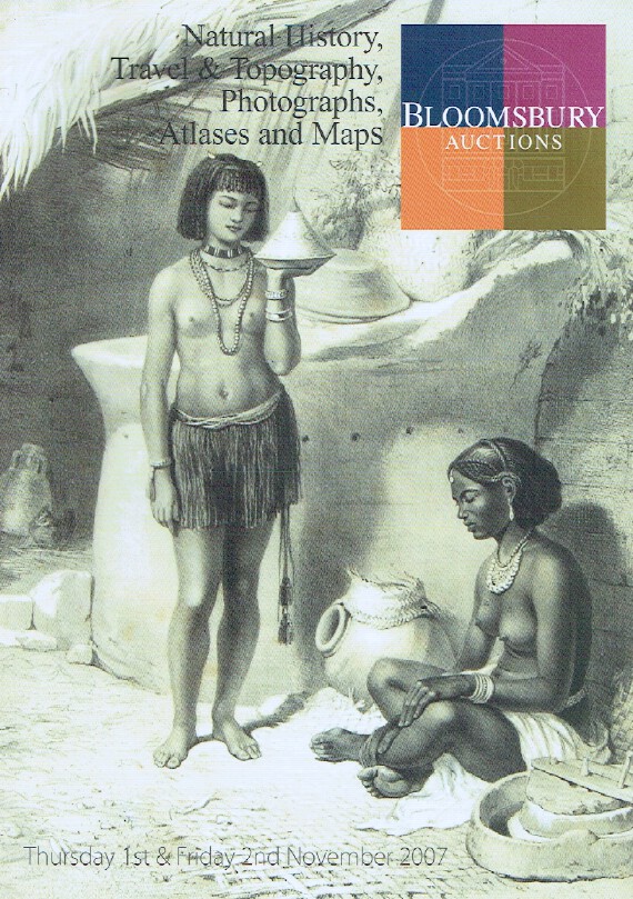 Bloomsbury November 2007 Natural History, Travel, Topography & Photographs