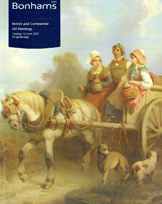 Bonhams June 2003 British and Continental Oil Paintings (Digital only)