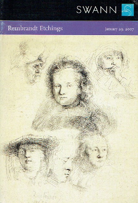 Swann January 2007 Rembrandt Etchings
