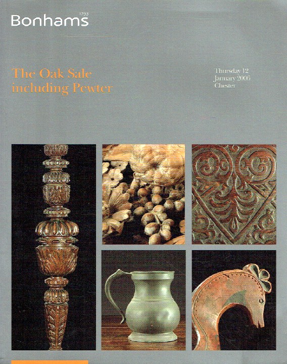 Bonhams January 2006 The Oak Sale including Pewter - Click Image to Close