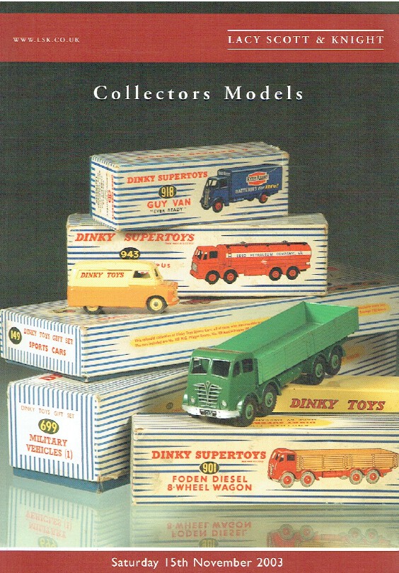 Lacy Scott & Knight November 2003 Collectors Models