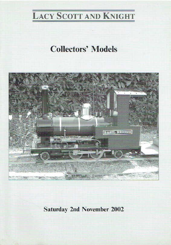 Lacy Scott & Knight November 2002 Collectors Models