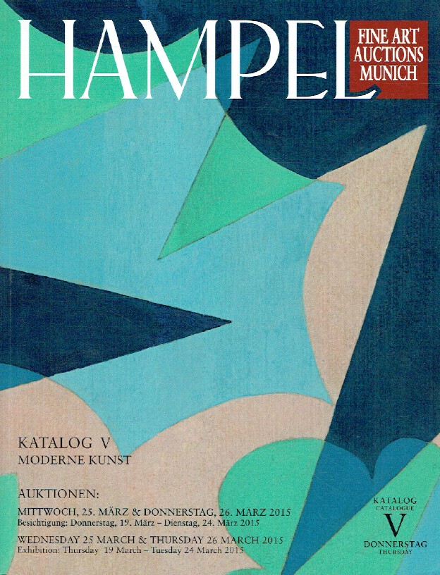 Hampel March 2015 Modern Art - Catalogue V - Click Image to Close