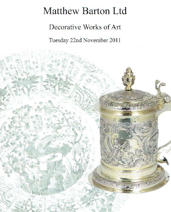 Matthew Barton November 2011 Decorative Works of Art