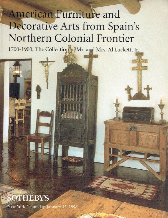 Sothebys January 1998 American Furniture & Decorative Arts Mr, & Mrs. Al Luckett