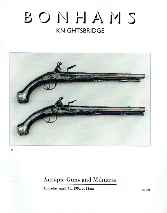 Bonhams April 1994 Antique Guns and Militaria