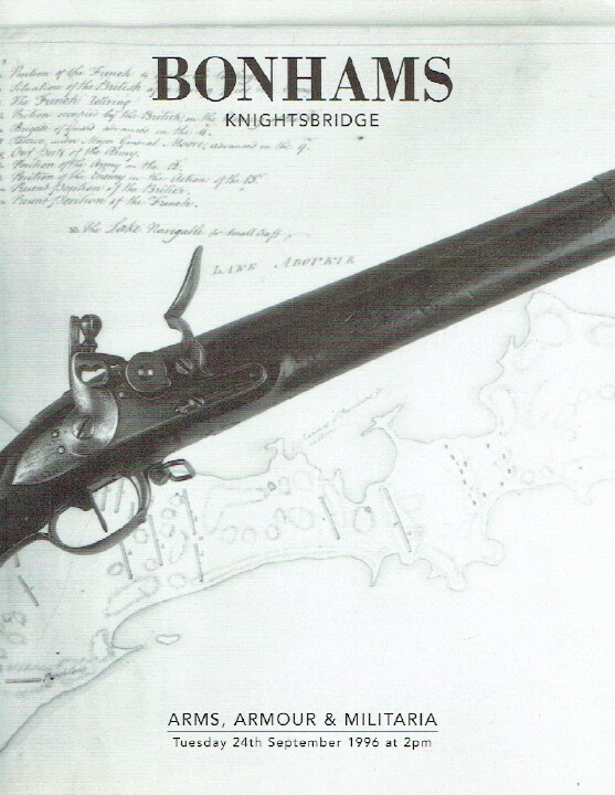 Bonhams September 1996 Arms, Armour and Militaria