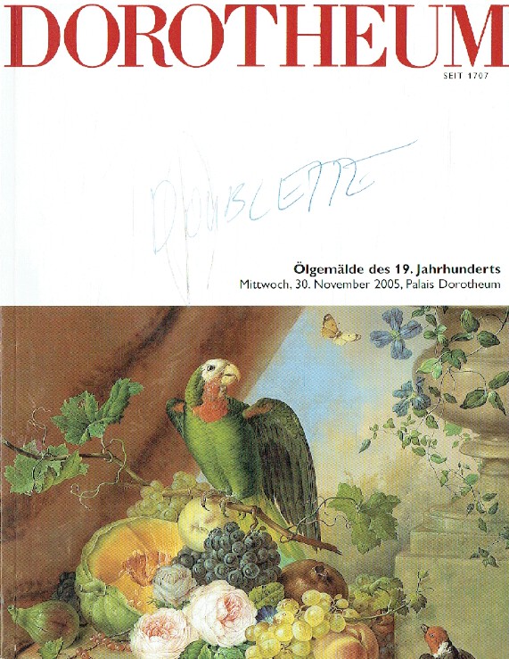 Dorotheum November 2005 Oil Paintings of the 19th Century