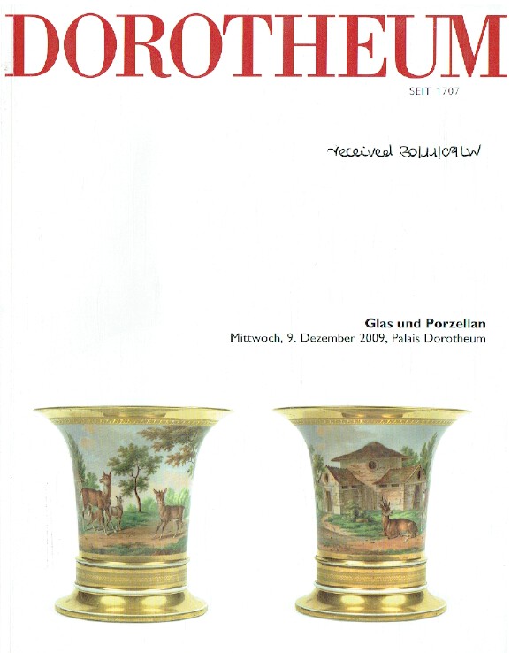 Dorotheum December 2009 Glass and Porcelain