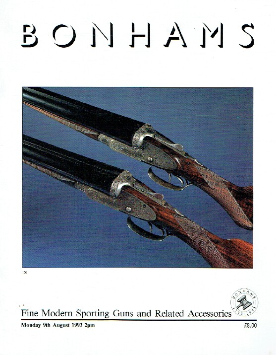 Bonhams August 1993 Fine Modern Sporting Guns and Related Accessories