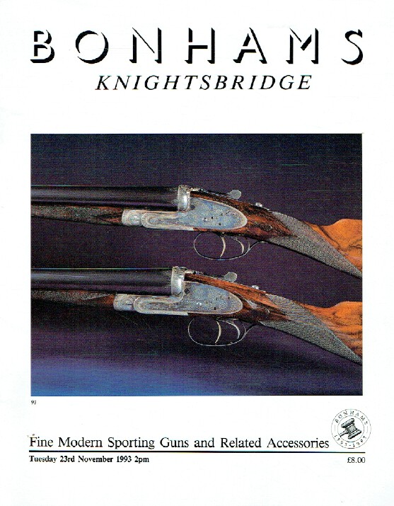 Bonhams November 1993 Fine Modern Sporting Guns and Related Accessories