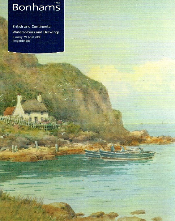 Bonhams April 2003 British & Continental Watercolours (Digital only)