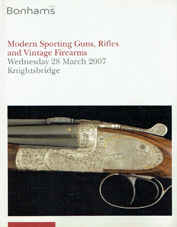 Bonhams March 2007 Modern Sporting Guns, Rifles and Vintage Firearms