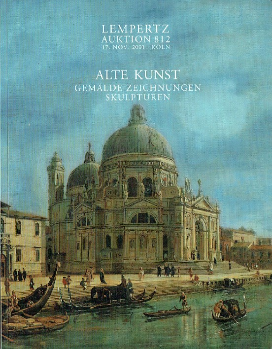 Lempertz November 2001 Old Master Paintings, Drawings & Sculptures