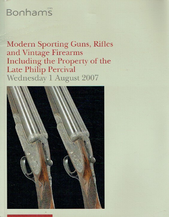 Bonhams August 2007 Modern Sporting Guns & Vintage Firearms - Philip Percival