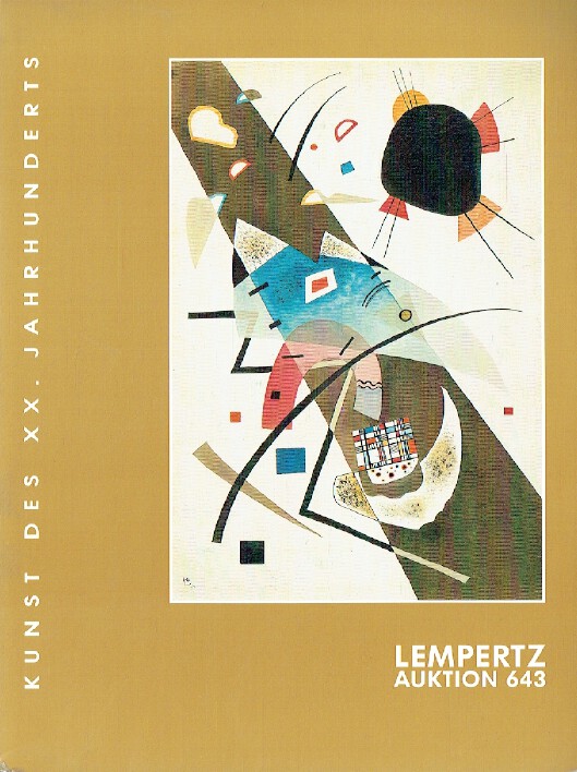 Lempertz November 1989 20th Century Art (Digital Only)