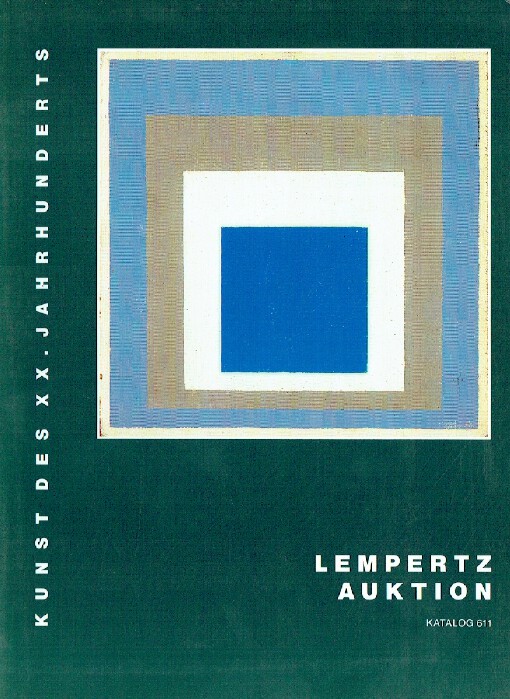 Lempertz November, December 1985 20th Century Art