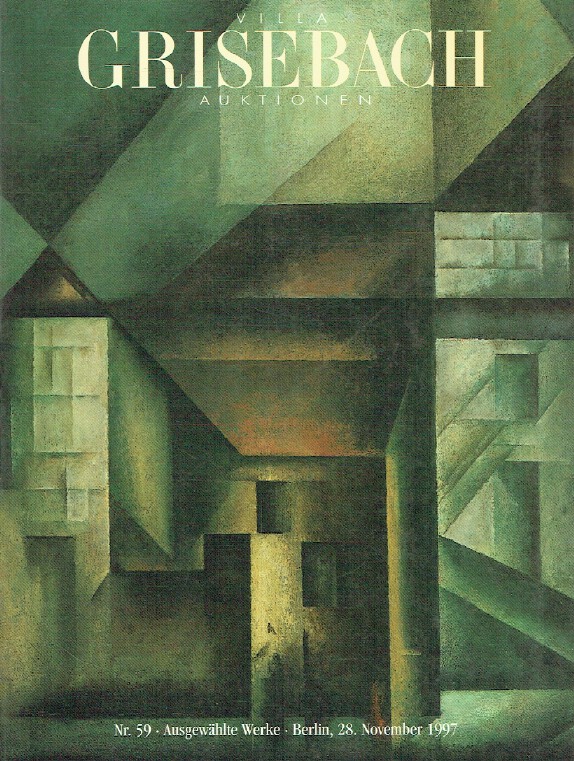 Grisebach November 1997 Selected Modern Works