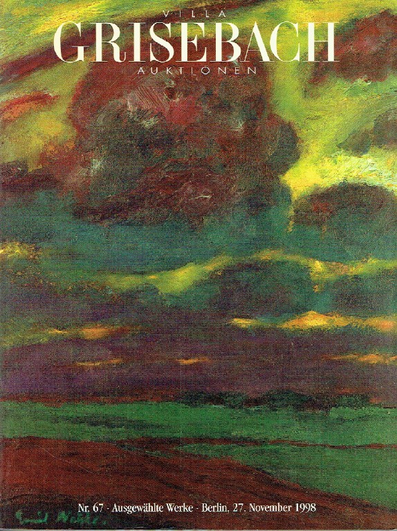 Grisebach November 1998 Selected Modern Works
