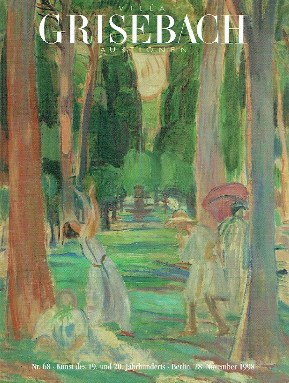 Grisebach November 1998 19th & 20th Century Art